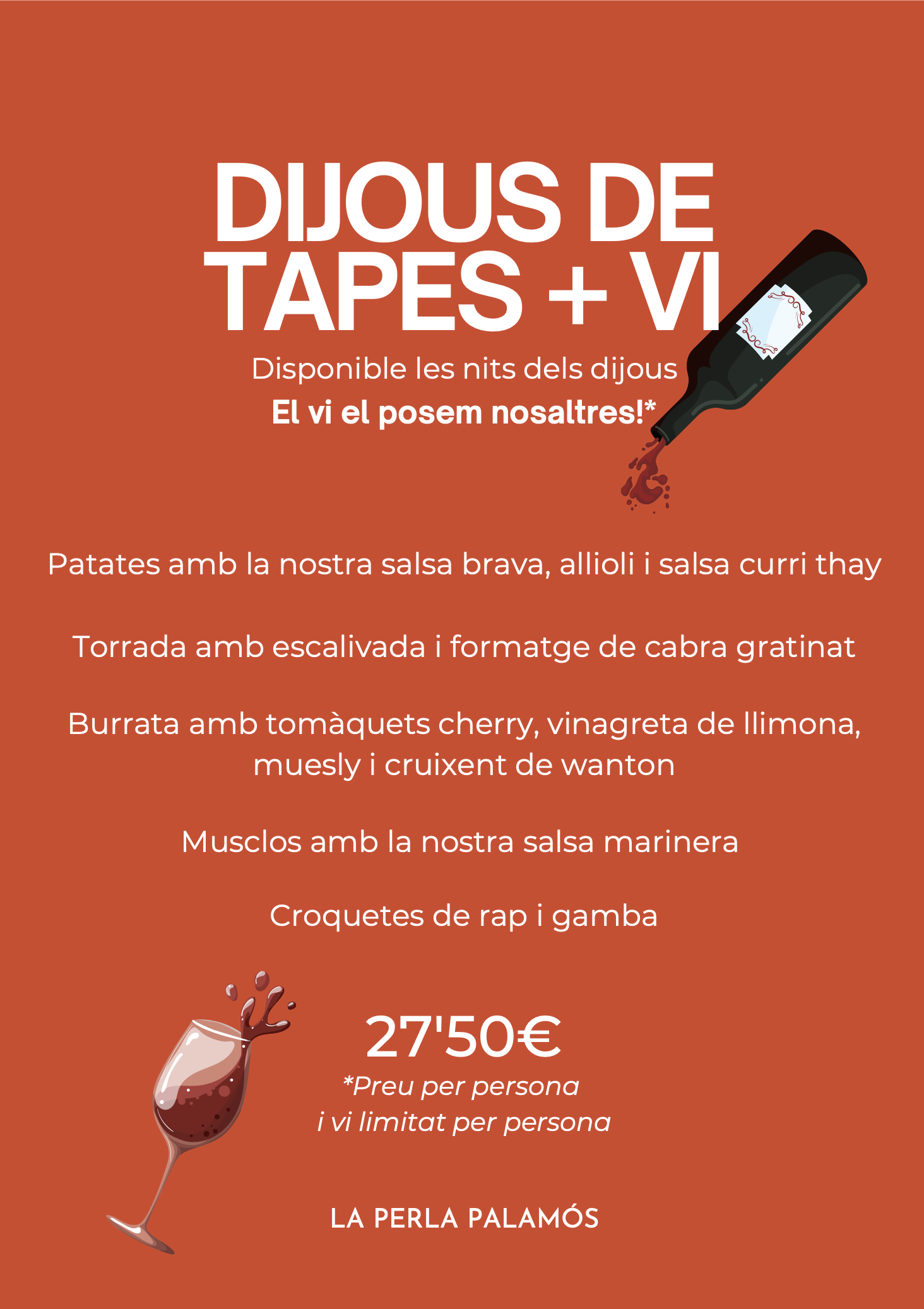 Menu noche